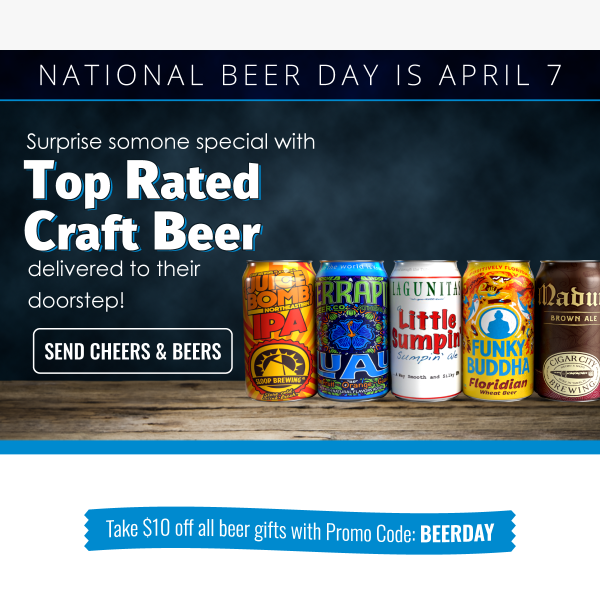 National Beer Day is on April 7th 🍻