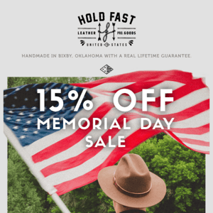 Last chance to receive 15% OFF!