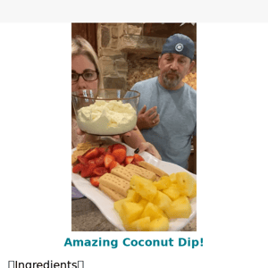 Coconut Dip For Easter!