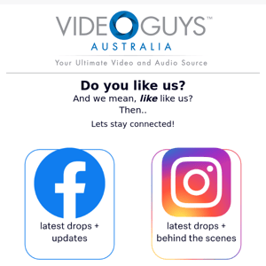 Follow us on Social Media!