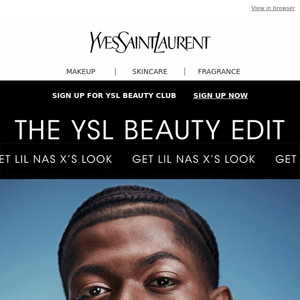 The YSL Beauty Edit: Recreate Lil Nas X's Iconic Look