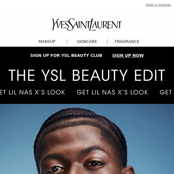Lil Nas X Is YSL Beauty's New U.S. Brand Ambassador