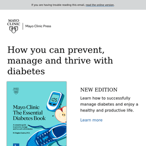 Knowledge and wisdom from Mayo Clinic experts in diabetic care