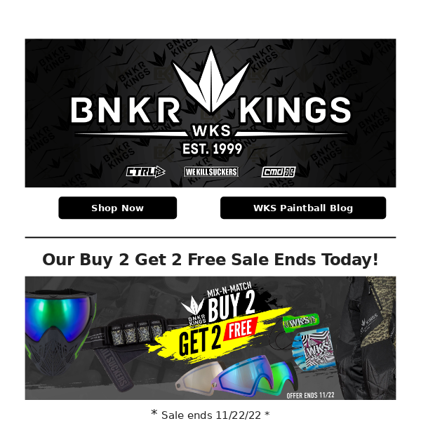 ⚠️ Last Chance To Buy 2 Get 2 FREE At Bunkerkings!