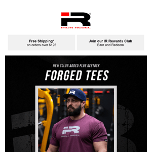 FORGED TEES | New color added plus Restock!