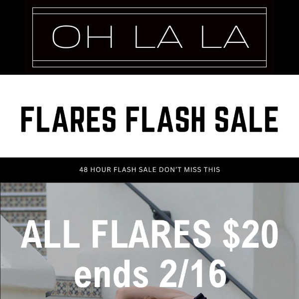 48 HOUR FLASH SALE