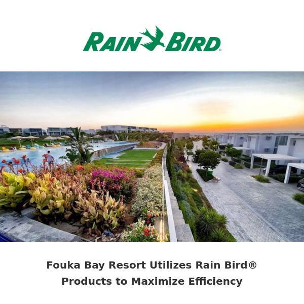 Resort Meets Conservation Goals with Rain Bird® Products