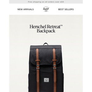 Meet the New Herschel Retreat™ Backpack