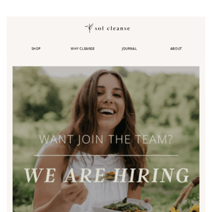 We are hiring! 🌿