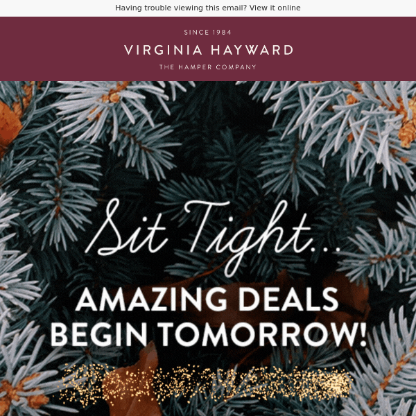 Sit tight....amazing deals launching tomorrow!