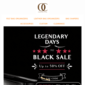 Original Club, Our Legendary Sale has Just Started. 📣Up to 50% Off