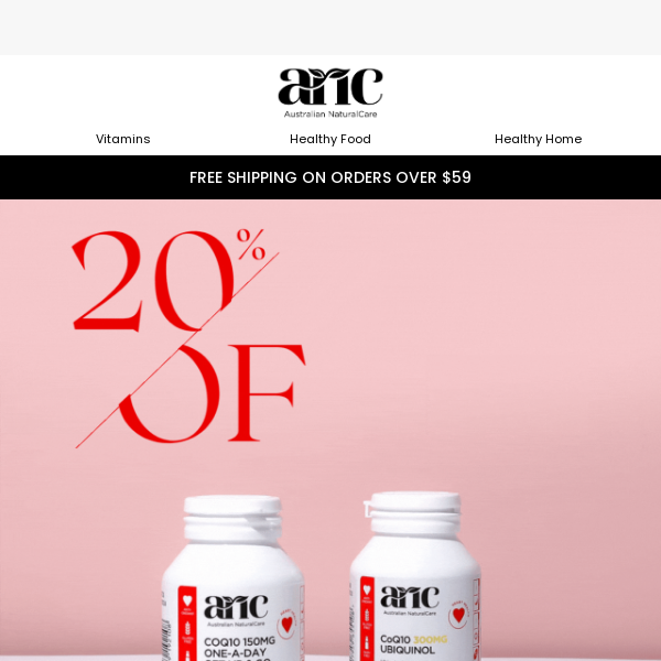 Save 20% on ANY 2 VITAMINS!