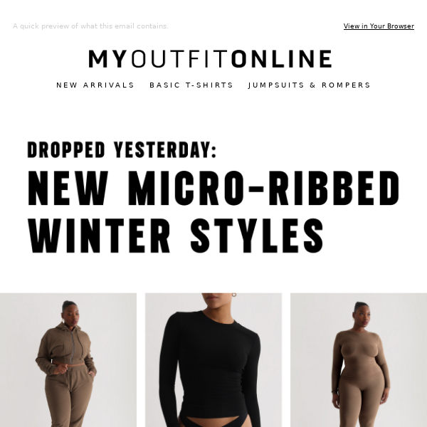 MICRO-RIBBED IS BACK