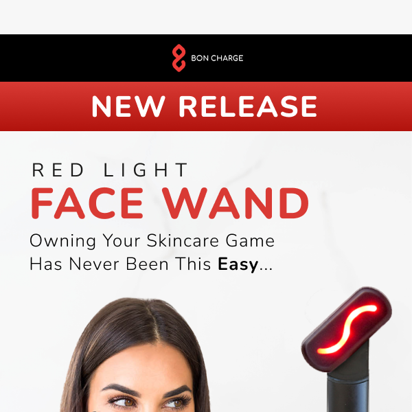 New Product Release: Red Light Face Wand