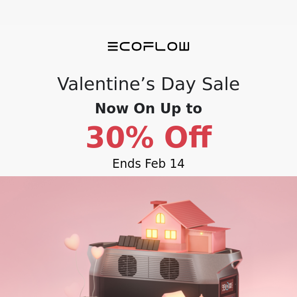 Save up to 30% - Valentine's Day Sale is on!