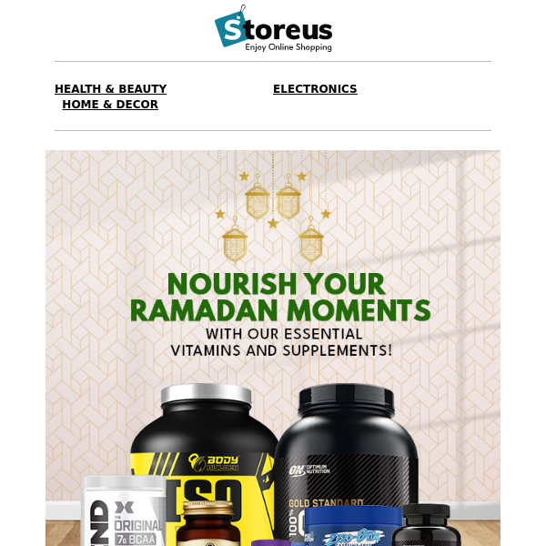 Ramadan Wellness: Buy Essential Supplements Today! 🤩