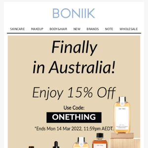 [15% OFF] Celebrate ONE THING launch with us!