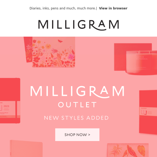 Milligram Outlet - New Styles Added