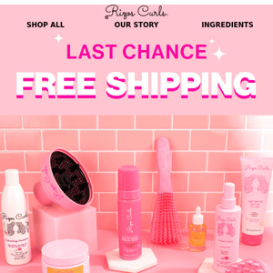 LAST CHANCE! Free Shipping Ends Tonight! 🚨