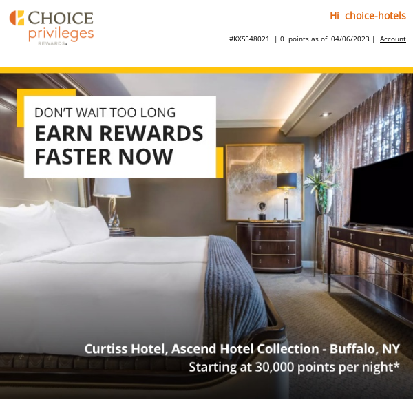 Choice Hotels, Did You Miss Our Limited-Time Bonus?