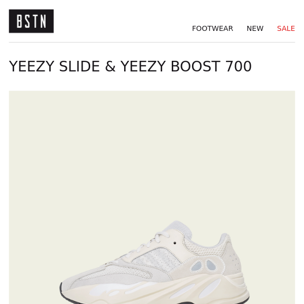 Out now: YEEZY BOOST 700 & YEEZY SLIDE