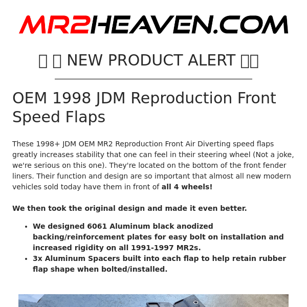 ⚡️ ⚡️ MR2Heaven New Product Alert