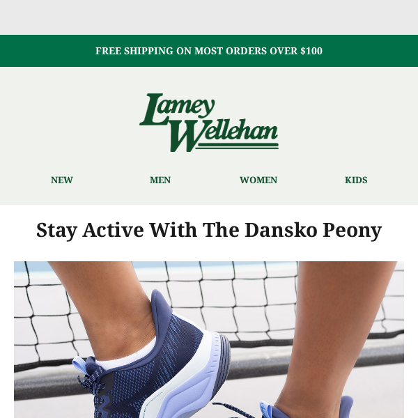 Stay Active With The Dansko Peony