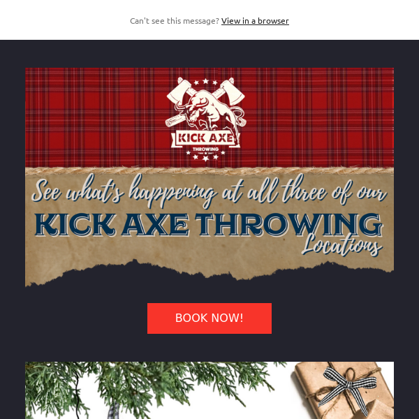 🎅🦌Give the gift of a Kick Axe time!🎄🎁