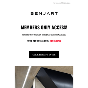 Your New Benjart Members Only Access - MEMBER0723