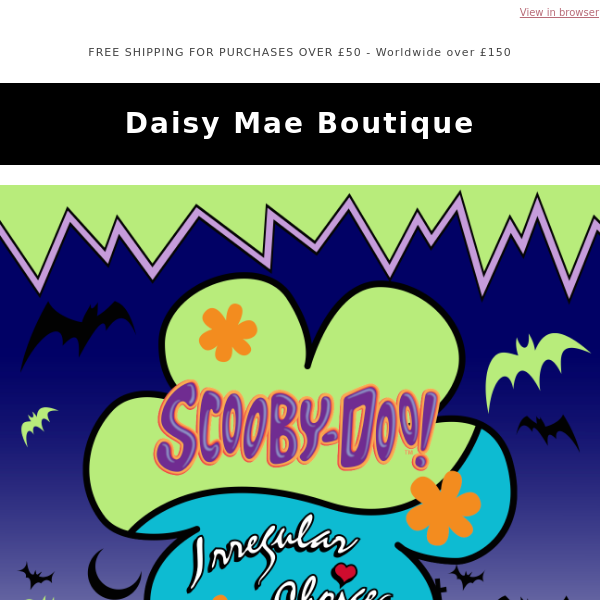 Are you ready for scooby Doo x Irregular Choice Daisy Mae Boutique