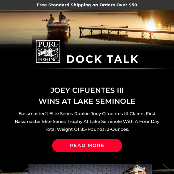 Dock Talk: Joey Cifuentes III Wins at Lake Seminole - Pure Fishing