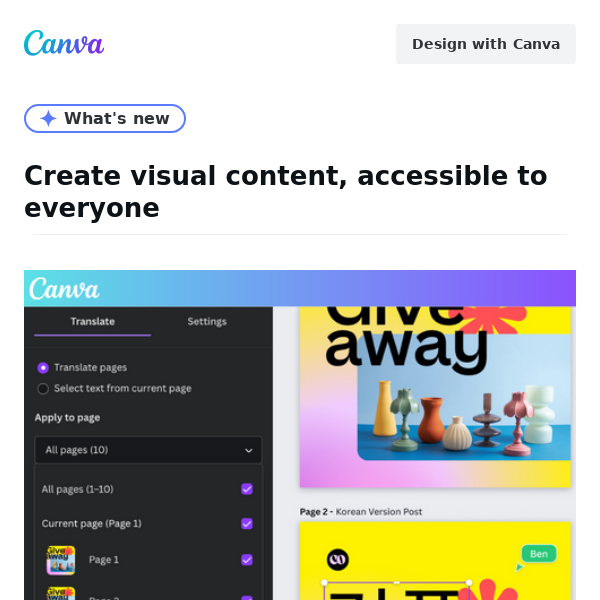 See What's New in Canva