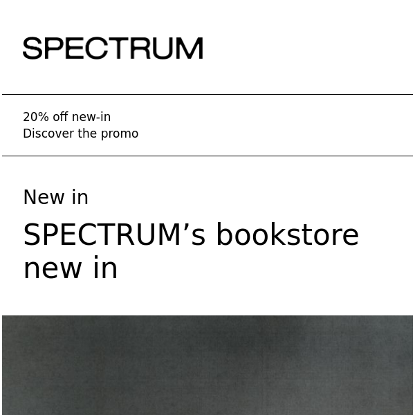 SPECTRUM’s bookstore new in