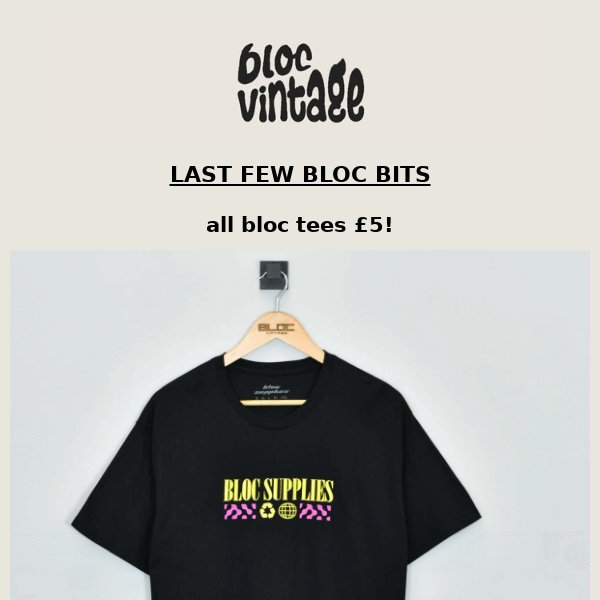 cop ya mum a bloc tee for a fiver 💁‍♀️