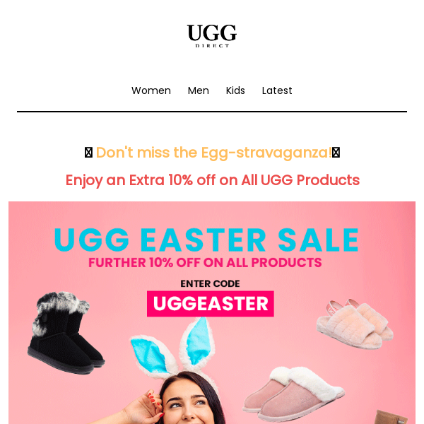 🐰Don't miss the Egg-stravaganza!🥚Easter Sale is on!