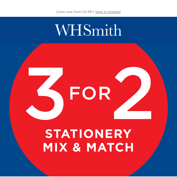 3 for 2 Stationery!