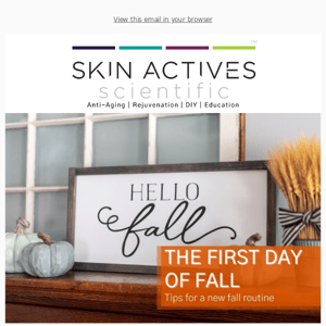 🍂Tips for your skin to survive the fall season.