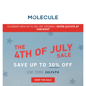 Celebrate 4th of July with Up to 30% Off 🇺🇸