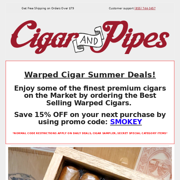 Cigar and Pipes Coupon Codes → 21 off (17 Active) July 2022