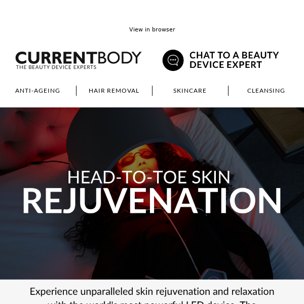 Head-to-toe skin rejuvenation