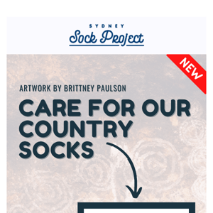 [NEW] Care For Our Country Socks 🖤💛❤️