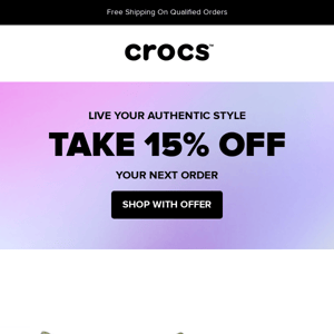 Reminder: 15% off waiting on you