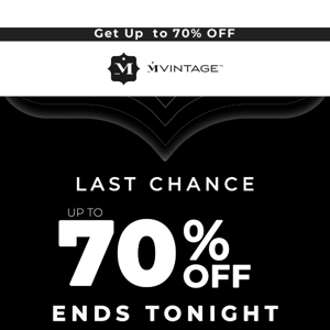 Ends Today at Midnight!⌛