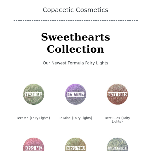 Sweethearts Collection is Live!!!