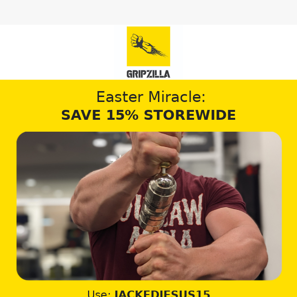 Resurrect Your Grip Strength - Save 15% Store-wide! 🐰💪