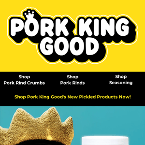 Pork King Good Low Carb Keto Snacks - Pork Rinds & Pork Rind Crumbs