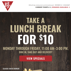 Do you have lunch plans?