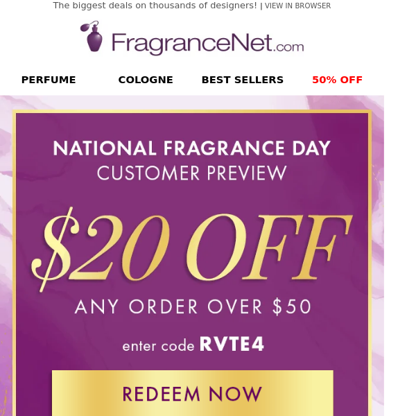 🌟 2-DAY EVENT! National Fragrance Day BLOWOUT!