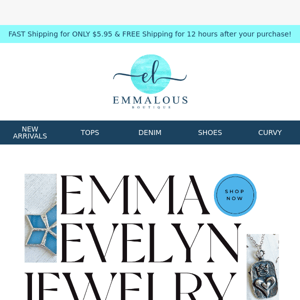 NEW jewelry from Emma Evelyn! ✨