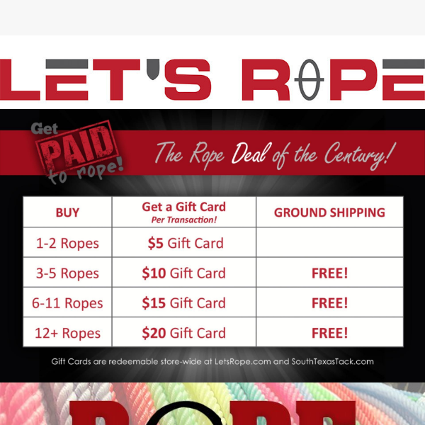 Let's Rope - Shop Ropes and Roping Accessories